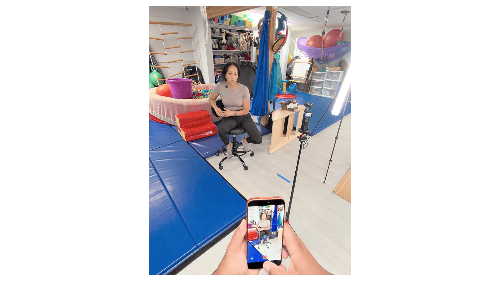 Desert Babies video content showcasing pediatric therapy and the people behind the practice